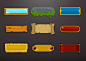 UI & UIX elements for videogames by Paolo Ertreo, via Behance