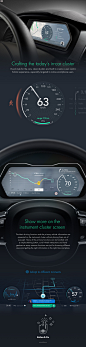 Automotive UI concept on Behance