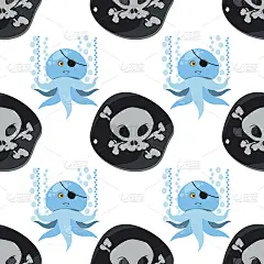 章鱼。海洋生物。水下世界和动物群。