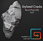 Stylized Cracks - Vol.1, Andreas Moritz : First volume of stylized crack brushes for zBrush. 
This set contains 30 brushes and can be purched via gumroad:

https://gumroad.com/l/VPxPk

Hope they can be of use for you!