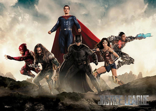 超人空降《正义联盟》新海报 六巨头合体出...