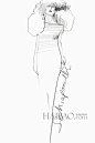 大卫·唐顿 (David Downton) 时尚插画