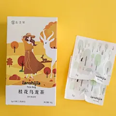 兰诗家桂花乌龙茶三角茶包花草茶30包组合花茶桂花茶乌龙茶袋泡茶-淘宝网