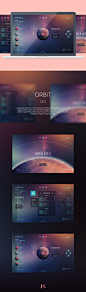 Orbit Space Game UI on Behance: 