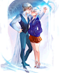 Snowy Couples 2