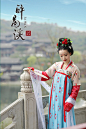 衔泥小筑 汉服女装半臂对襟襦裙或齐胸襦裙单品 醉花溪 罗香-淘宝网