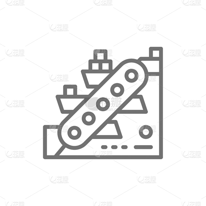 采矿业,传送带,线图标,冶金,不锈钢,商务,热,技术,建筑业,钢铁