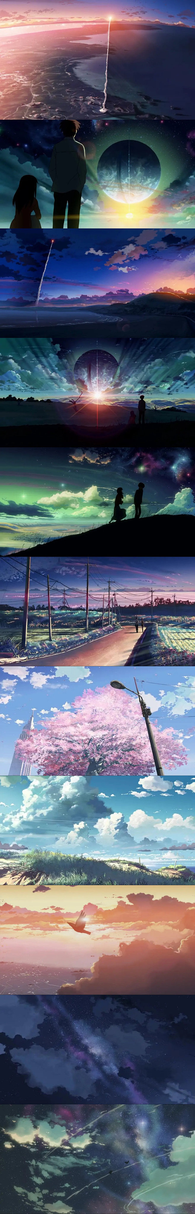 新海诚电影天空合集 ... - @日系画...