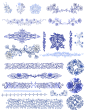 青花瓷花纹