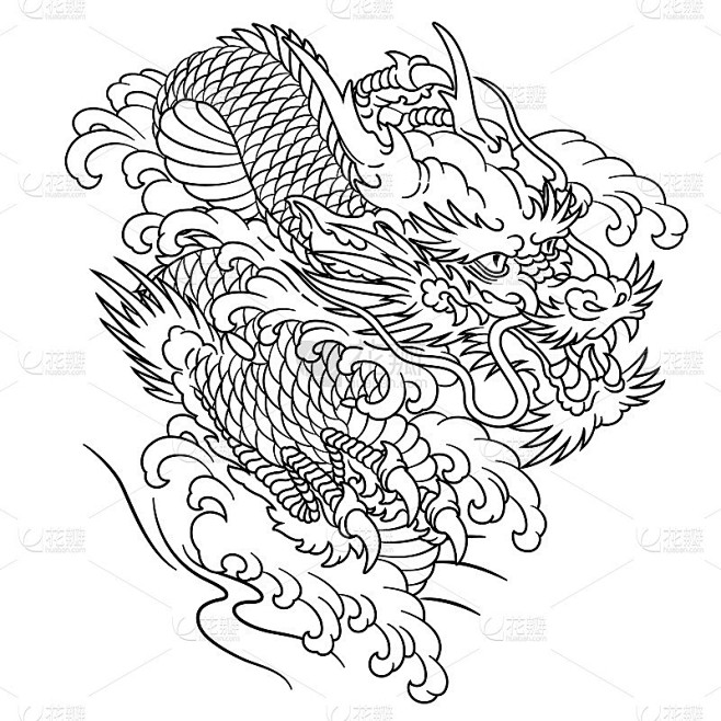 日本风格的龙
