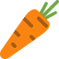 carrot, food, vegetables, vegetarian icon