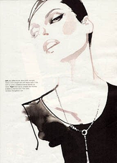 竹萤设计学院采集到【画集】—David Downton 大卫·唐顿