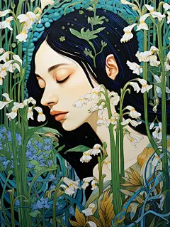 绝美侧颜·铃兰花开的季节