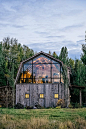 Resembling the classic farmstead outbuilding on the outside, The Barn uses a mix of rustic finishes and modern updates for a one-of-a-kind guesthouse.: 