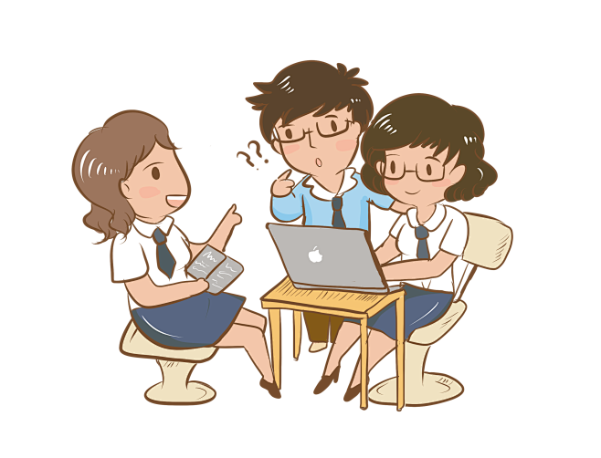 讨论议论员工老板上班画素材拿走不谢