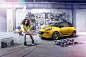 Opel Adam : We created these powerful stylish luminous images for the ad campaign of Opel´s new Adam with Damien Laurent de Blinkk. Cars were done in CG because every image has a car with a different colour and trim. Damien arranged a fabulous team, great