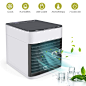 Personal Air Cooler, Air Personal Space Conditioner, Portable Mini USB Fan Evaporative Humidifier&Purifier with Aromatherapy, 7 Colors LED, 3 Speeds, Desktop Table Cooling Fan for Home Bedroom Office - BoughtAgain : 4.8 out of 5 stars via 74 reviews S