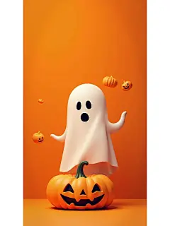 简单AI咒语打造万圣节专属壁纸！ - 小红书