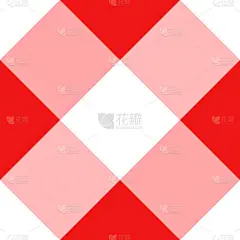 方格台布红白无缝菱形图案