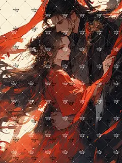 AI版权古风男女262