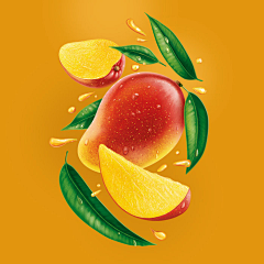 Refreshing-person采集到水果素材