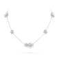 Frivole项链，9花, 白K金, 钻石:  327 宝石,  5.12 克拉, On Stand, Jewelry Necklace