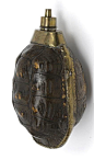 Tortoise-shell priming-flask fo a company   18th century