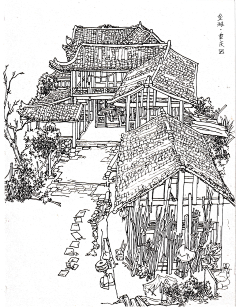 龚滩 古镇 速写非非123采集到场景设计稿(偏线稿表现)采集instagram.