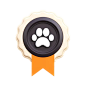 Cat Badge  3D Icon
