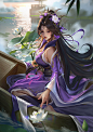 越女采莲*王元姬_看图_三国杀皮肤吧_百度贴吧
