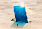 手机微观夏日海报PSD模板Micro summer posters PSD template#ti219a10607 :  