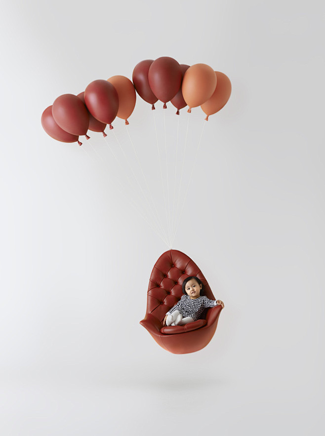 【家具设计】Balloon气球椅设计//...