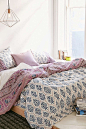 Plum & Bow Sofia Block Duvet Cover - Urban Outfitters