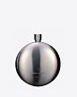 Snow Peak curved titanium whiskey flask: 