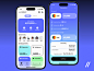 Online Wallet Mobile iOS App android branding dashboard finance finance app fintech interface ios logo mobile mobile app mobile design mobile ui money purrweb ui ux wallet