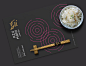 Azumami : Azumami is a contemporary restaurant located in Kuwait offering Japansese food with a modern twist. We were set on creating a logo , brand and packaging that takes a very different direction than most of the competition locally. Our concept is “