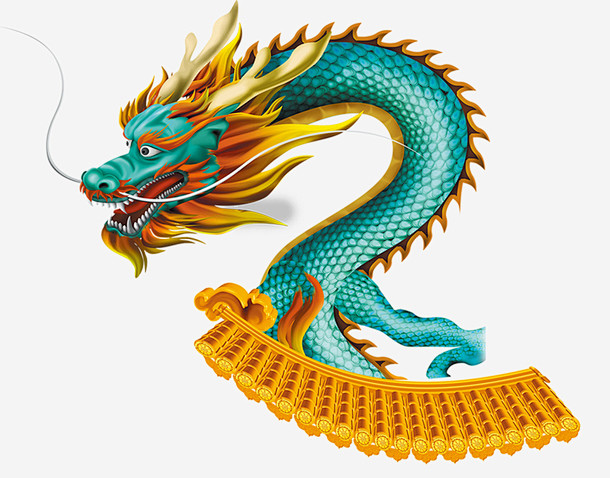 二月二龙抬头中国风龙头
