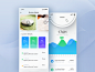 Smart Home Product Interface Design dashboard chart app ui mobile monitoring icon animation histogram data visualization graph admin design data visualization fui intelligent monitoring