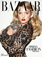 Lily Donaldson Harpers Bazaar January 2011 Issue