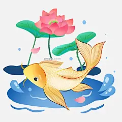 2019年锦鲤年年有余之白金锦鲤图片大小2000x2000px 图片尺寸1.97 MB 来自PNG搜索网 pngss.com 免费免扣png素材下载！2019年#拜年#壁纸#插画#吉祥如意#锦鲤#卡通手绘#连年有余#莲花#年年有余#暖色调#喜庆#幸运#