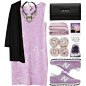 A fashion look from May 2015 featuring pink mini dress, mango tops and purple suede shoes. Browse and shop related looks.