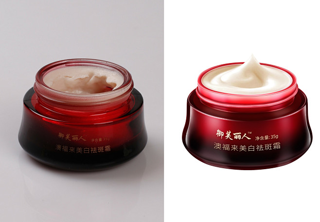 化妆品精修  膏体  产品精修