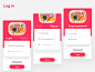 甜美可爱的美食点餐外卖派送APP UI KITS套装FOODSO UI 4 