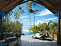 Pool villa deck