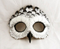 Snowy Owl Leather Mask by LibertiniArts on Etsy