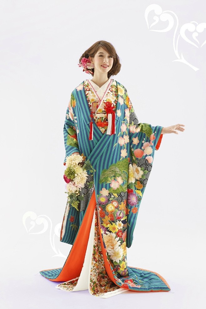 日本传统服饰 和服 #绘画资料参考# 来...