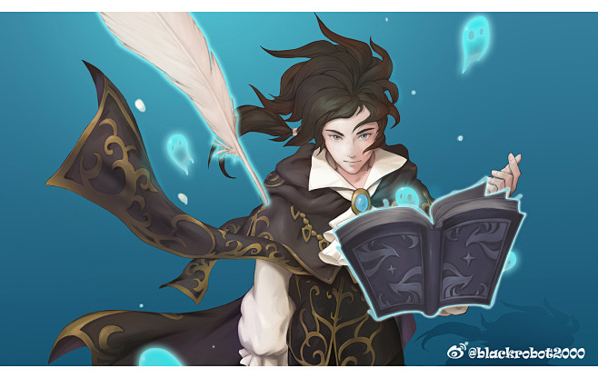 八方旅人同人画师微博