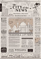 Design of old vintage newspaper template... | Free Vector #Freepik #freevector #vintage #design #template #newspaper