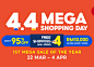 Shopee 4.4 Mega Shopping Sale | March 2023 mypromo.my
