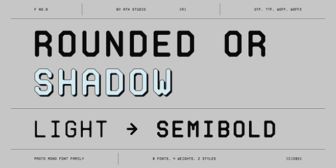 Proto Mono Font Post...